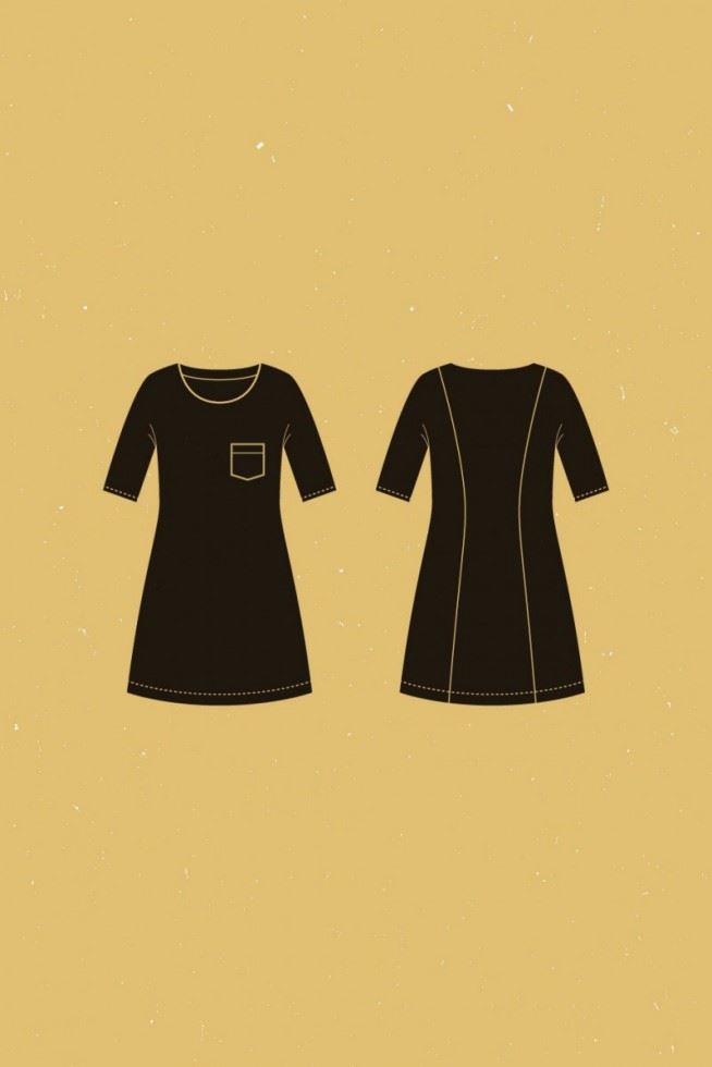 Deer and Doe Paper Sewing Pattern Arum Dress
 