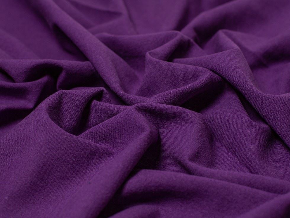 Blades Textured Cotton Linen Fabric Loganberry Purple
 