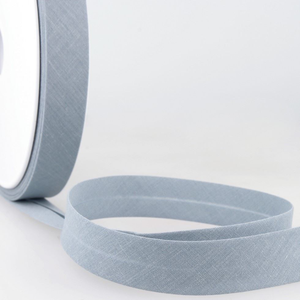 Stephanoise Polycotton Bias Binding Tape Light Grey
 