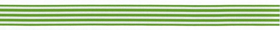 Berisfords Stripes Ribbon (Value Roll) 130 Meadow