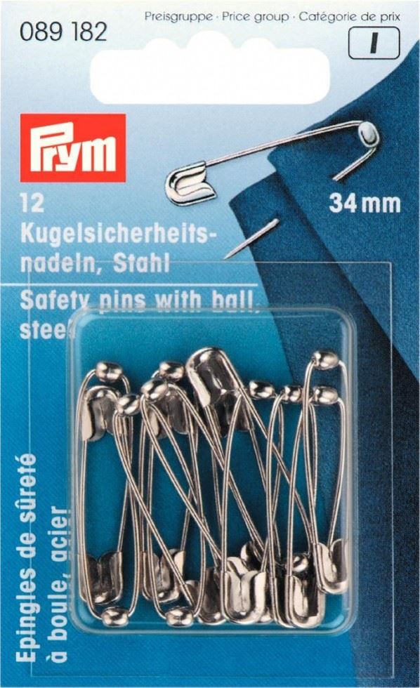 Prym Silver Safety Pins