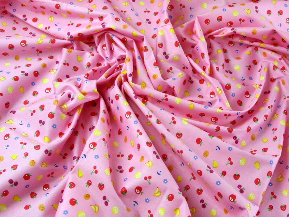 100% Cotton Poplin Fabric Pink