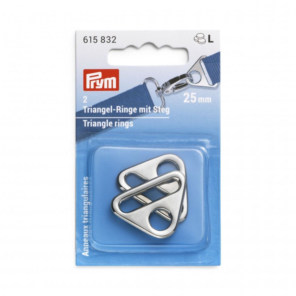 Prym Triangle Metal Rings Silver
 