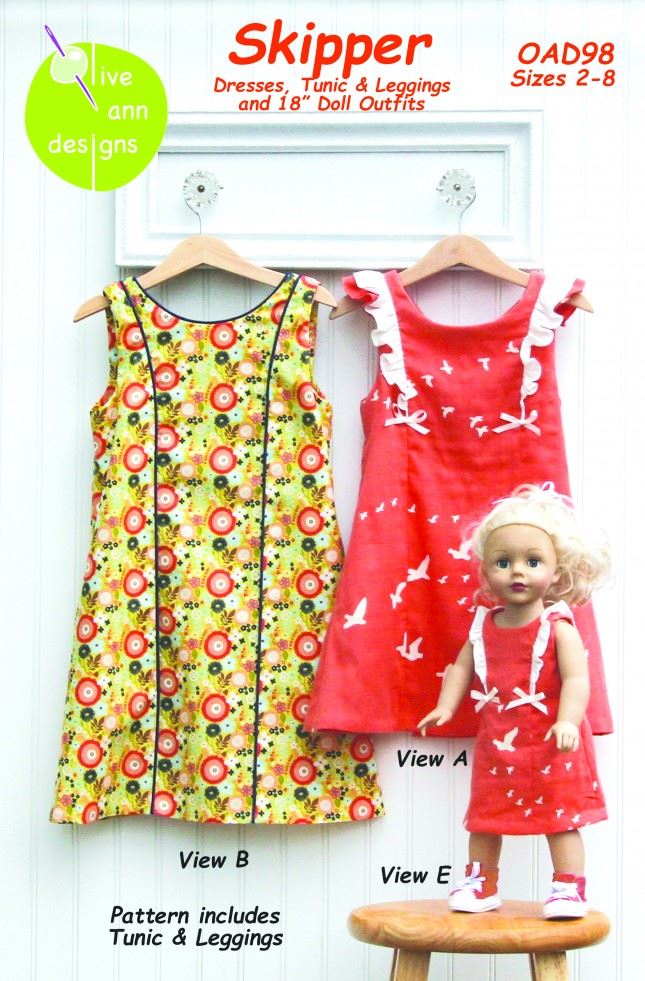 Olive Ann Designs Paper Sewing Pattern Skipper
 