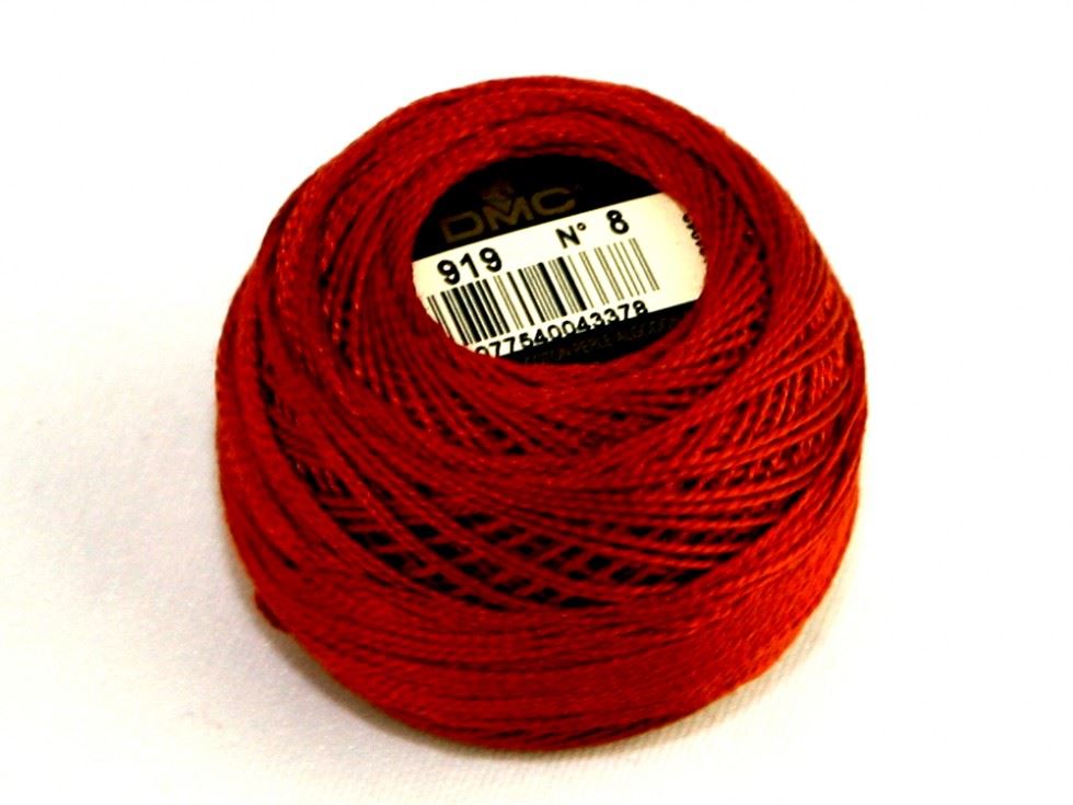 DMC Size 8 Cotton Perle Thread 919
 