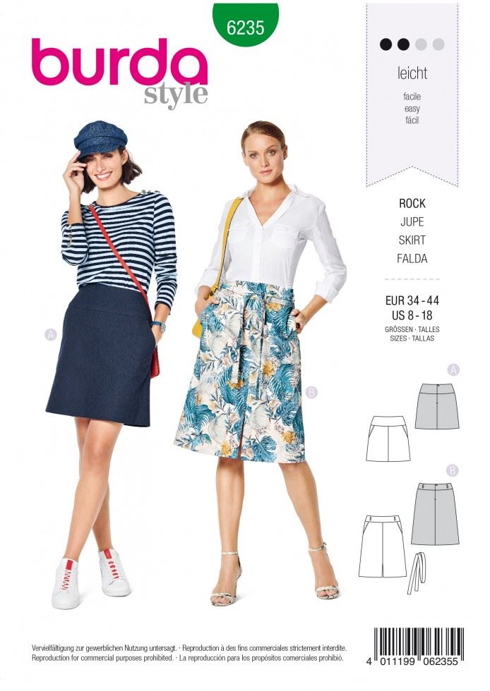 Burda Paper Sewing Pattern 6235
 