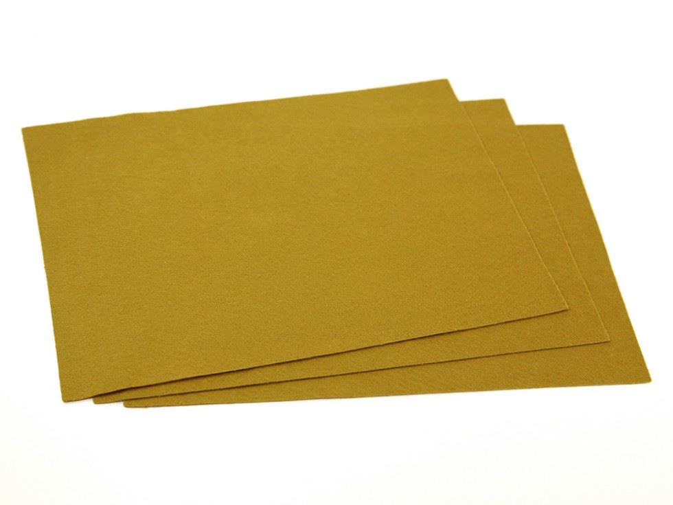 Minerva Core Range Gold 9X12inch Acrylic Felt Fabric Sheets