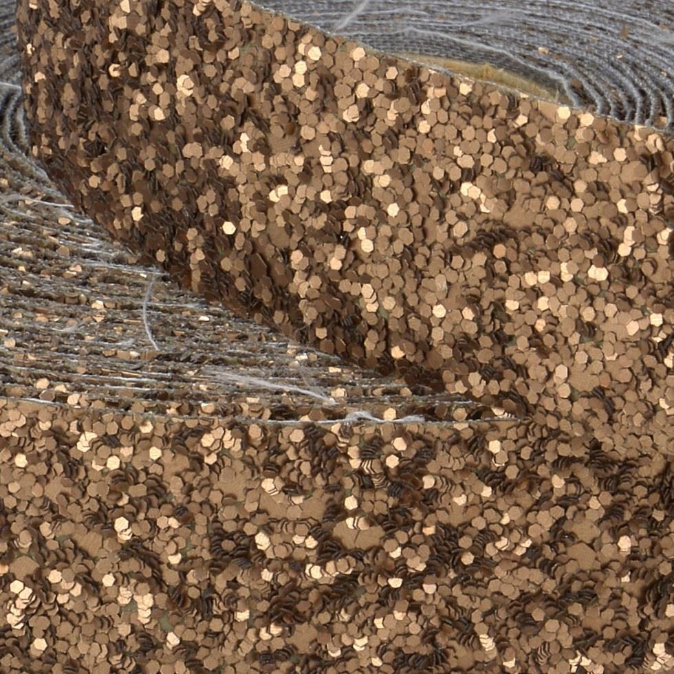 Stephanoise Sparkling Ribbon Trim Bronze
 