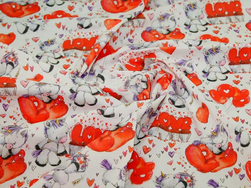 100% Cotton Fabric Red
 