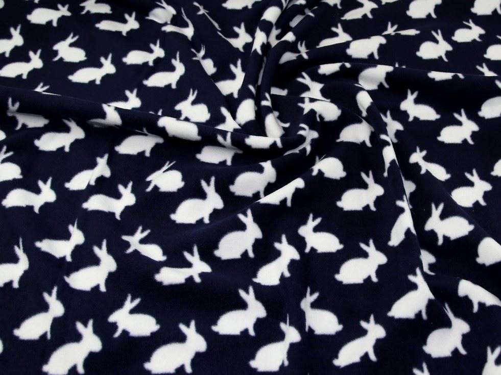 Navy Polar Fleece Fabric