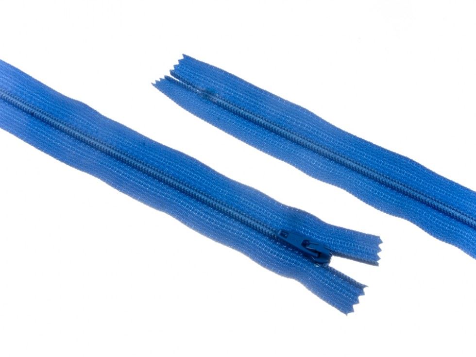 YKK Nylon Closed End Dress Zips Mid Blue