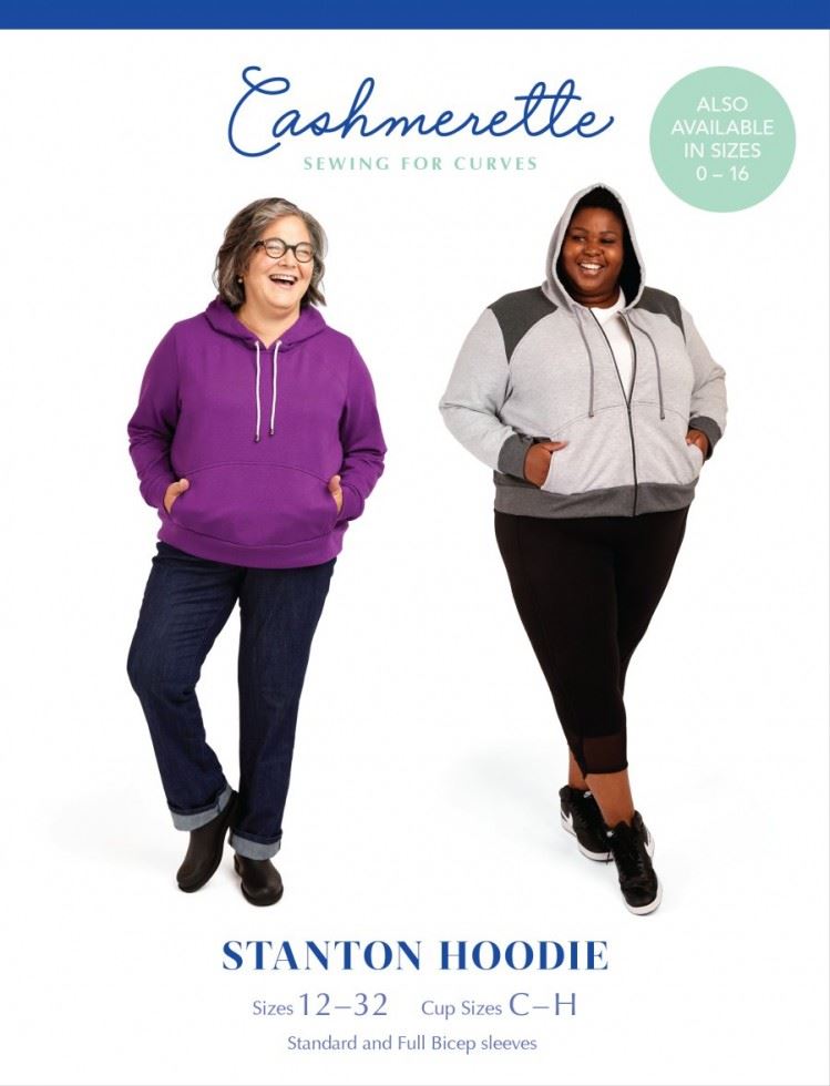 Cashmerette Paper Sewing Pattern Stanton Hoodie
 