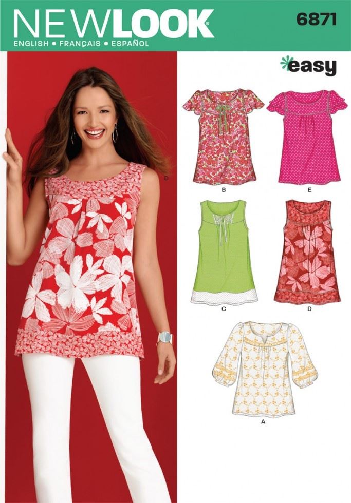 New Look Paper Sewing Pattern 6871
 