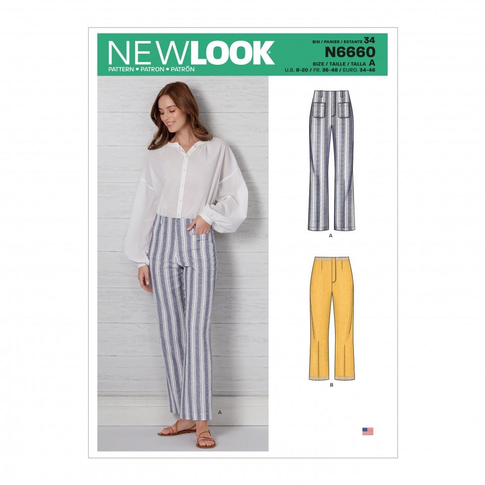 New Look Paper Sewing Pattern 6660
 