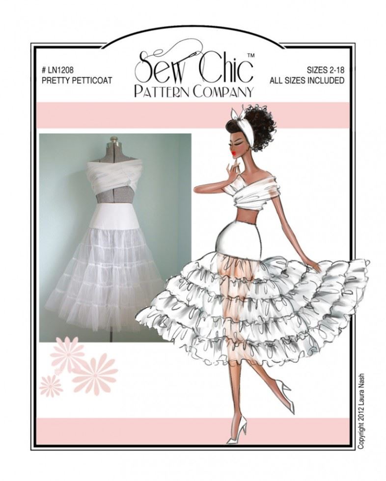 Sew Chic Sewing Pattern Pretty Petticoat