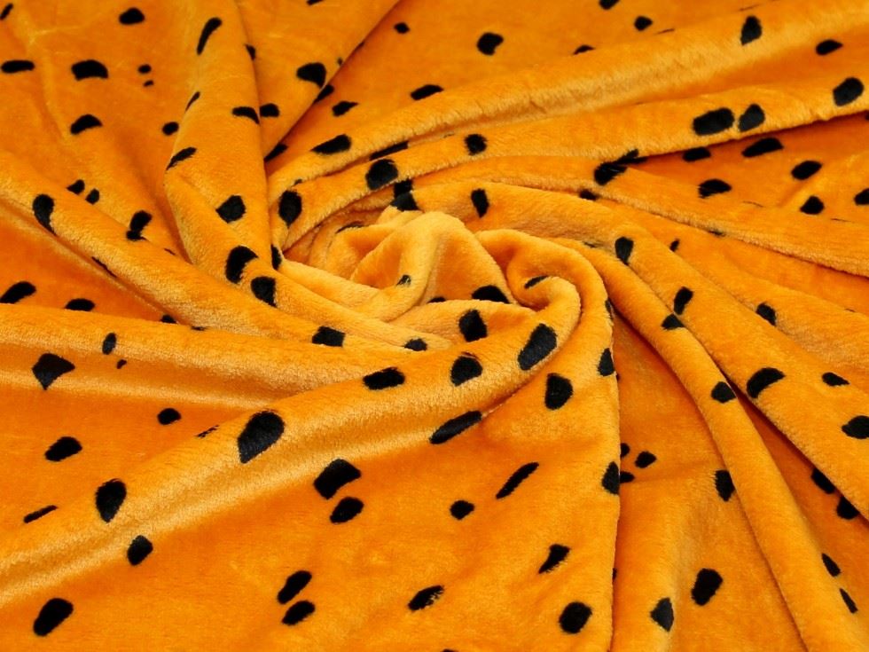 Mustard Deadstock Plush Cuddle Fleece Fabric