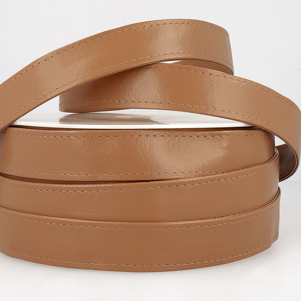 Stephanoise Faux Leather Webbing Beige
