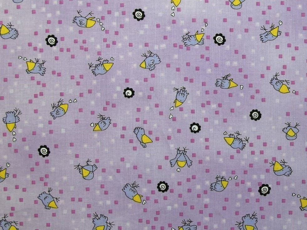 Lilac Deadstock 100% Cotton Fabric