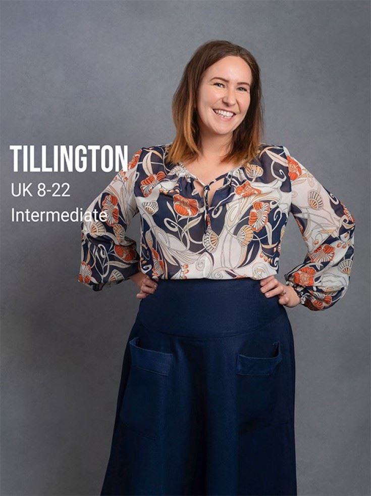 Sussex Seamstress Paper Sewing Pattern Tillington Top