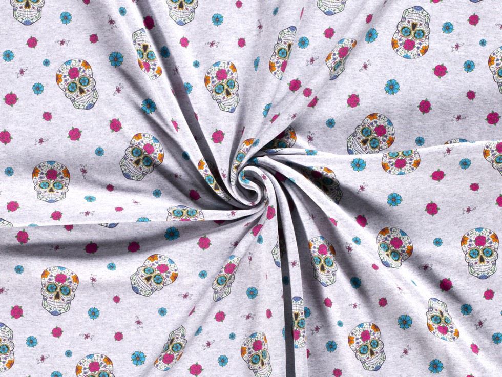Loop Back French Terry Stretch Knit Fabric Grey