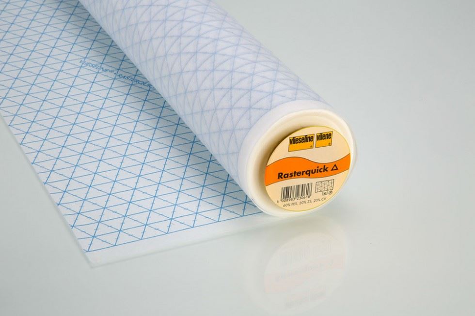 Vilene Vlieseline Quickscreen Foundation Triangle White & Blue
 