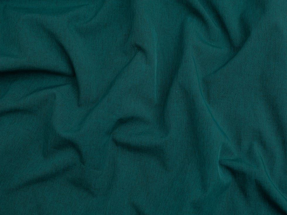 Minerva Core Range Stretch Woven Fleece Back Soft Shell Coating Fabric Peacock
 