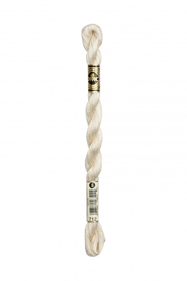 DMC Size 5 Cotton Perle Thread 712
 