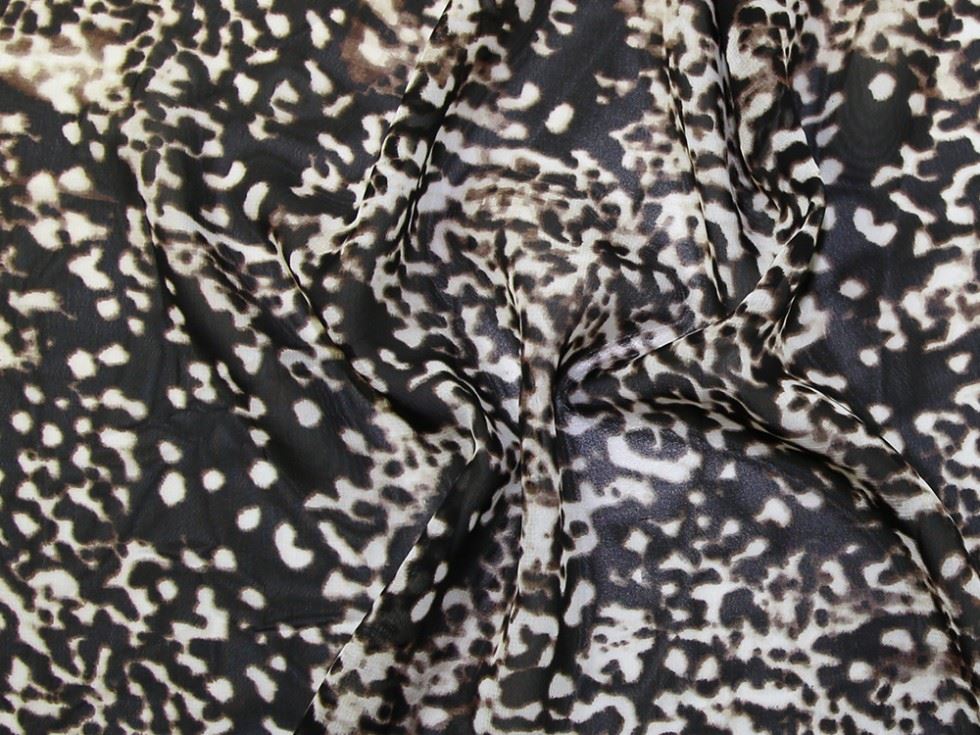 Deadstock Sheer Chiffon Fabric Taupe
 