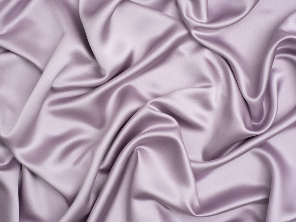 Minerva Core Range Aesha Satin Fabric Lavender