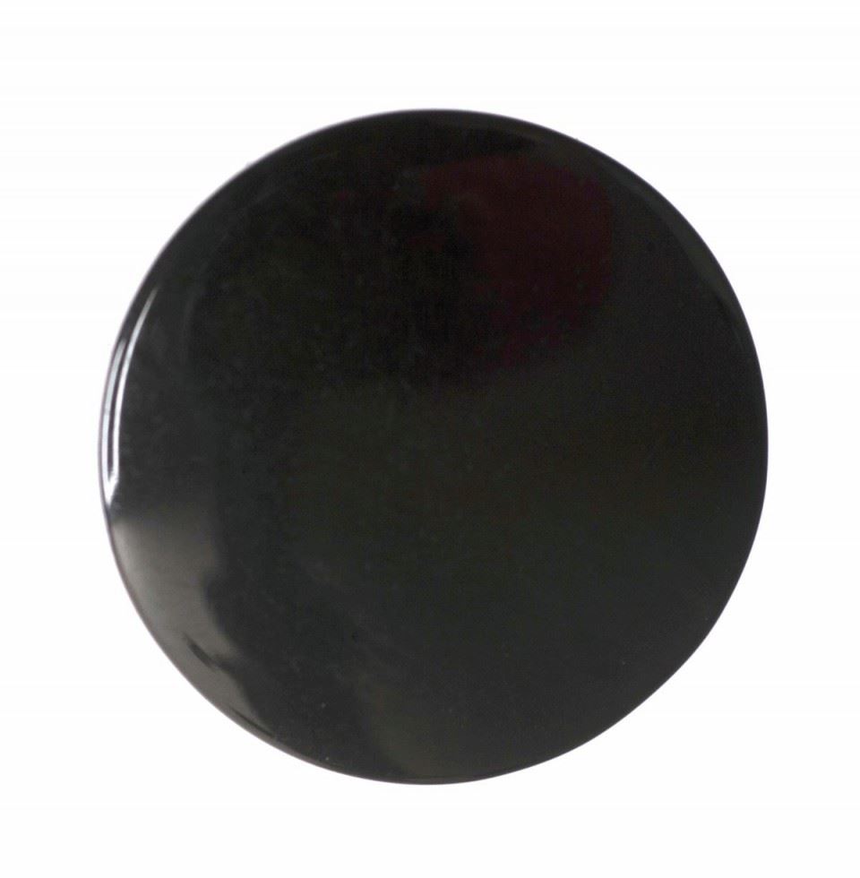 Hemline Black Round Shank Buttons