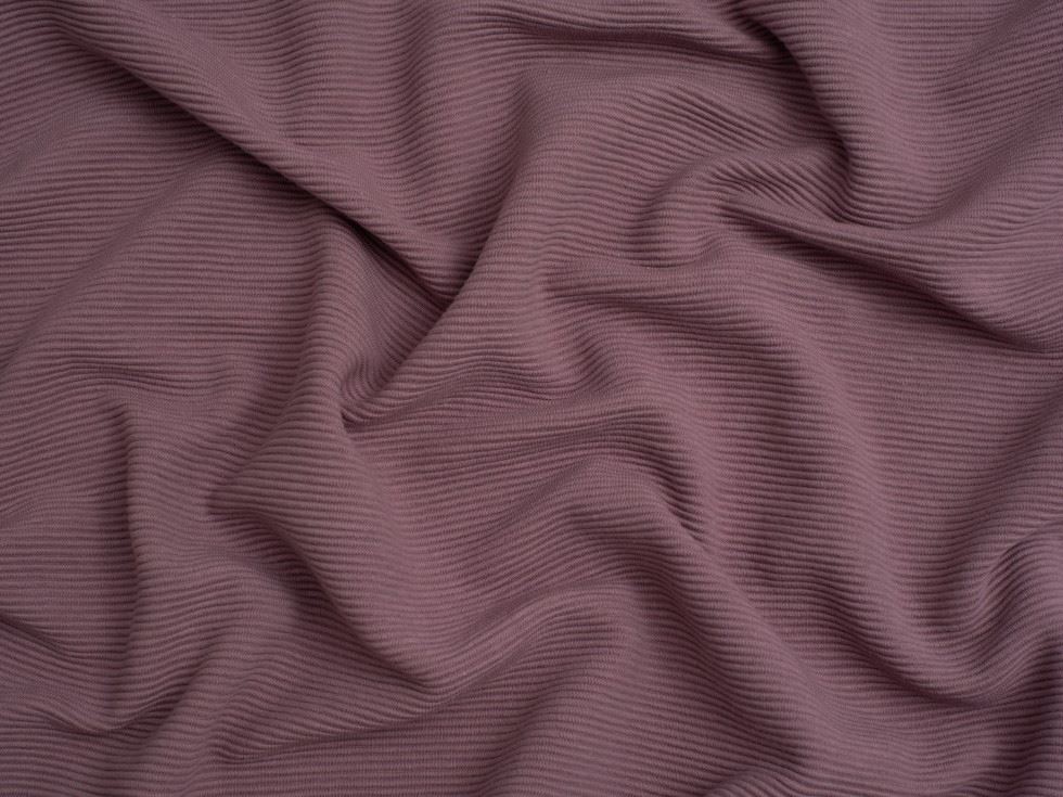 Minerva Core Range Mauve Baby Soft Cotton Ottoman Rib Stretch Knit Fabric
