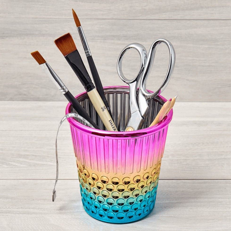 Hemline Rainbow Thimble Desk Craft Organiser