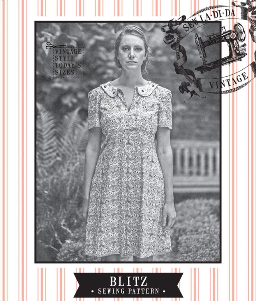 Sew La Di Da Vintage Paper Sewing Pattern Blitz Dress
 