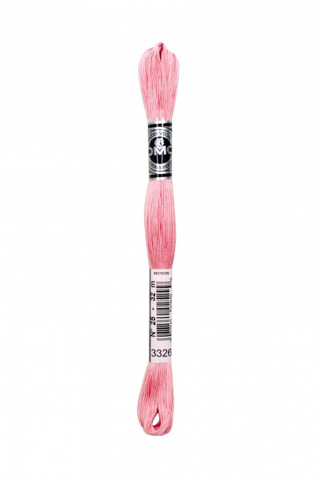 DMC Size 25 Coton A Broder Special Embroidery Thread 3326
 