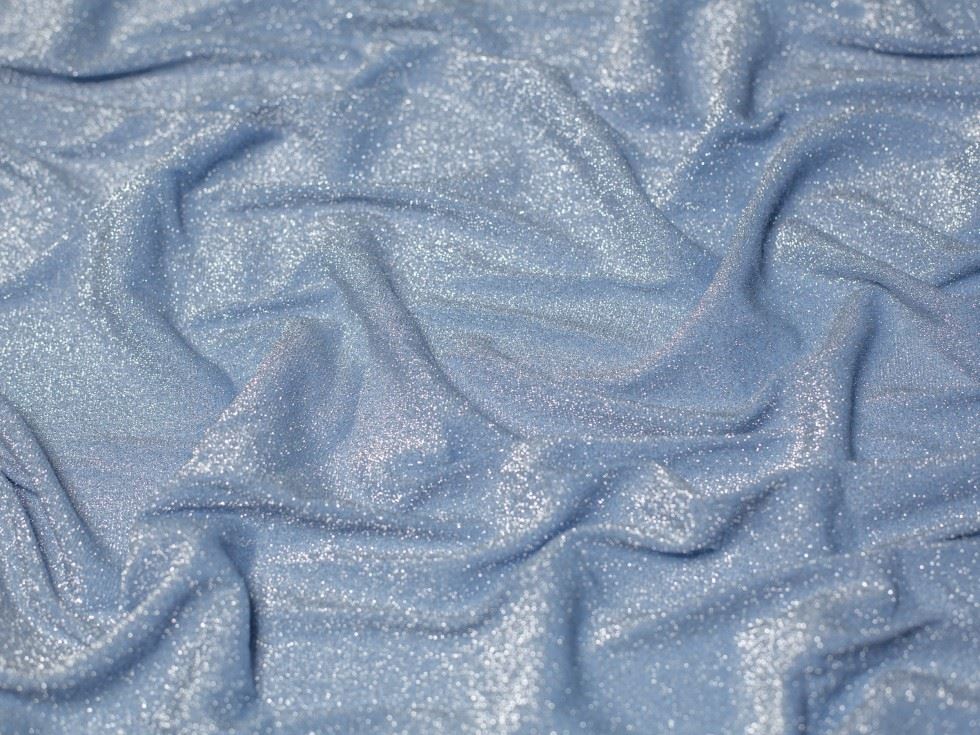 Minerva Lurex Sparkle Metallic Stretch Knit Fabric 160cm/64" Wide - per metre - Picture 5 of 8