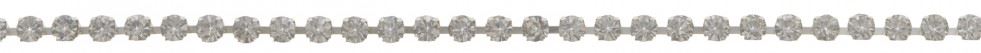 Simplicity Silver Rhinestone Diamante Trim