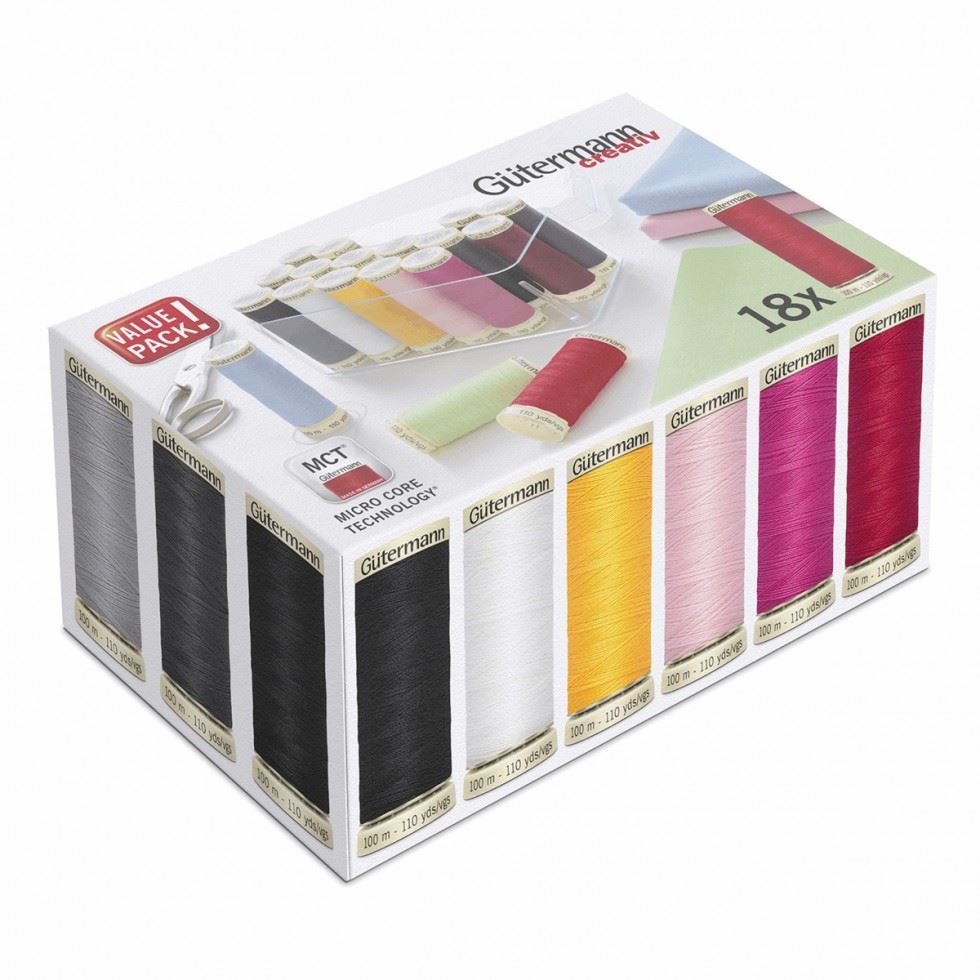 Gutermann Sew All Thread Set Assorted Colours
 