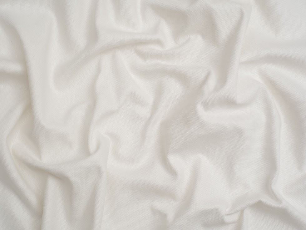 Minerva Basket Weave Soft Canvas Fabric Ivory Cotton Minerva Core Range Nt-04795-051