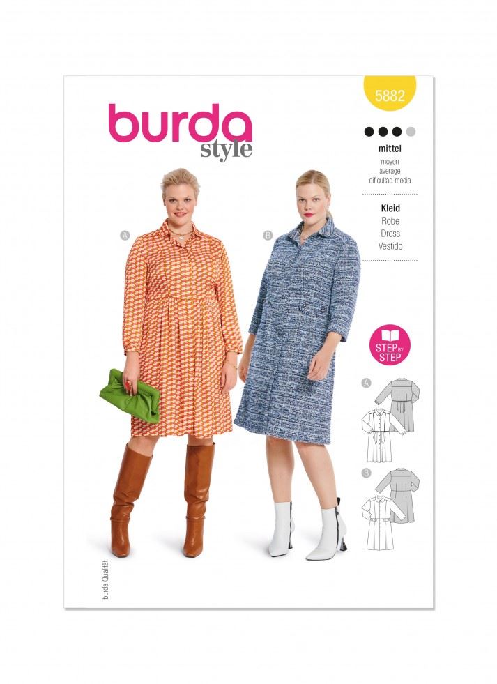 Burda Paper Sewing Pattern 5882
 