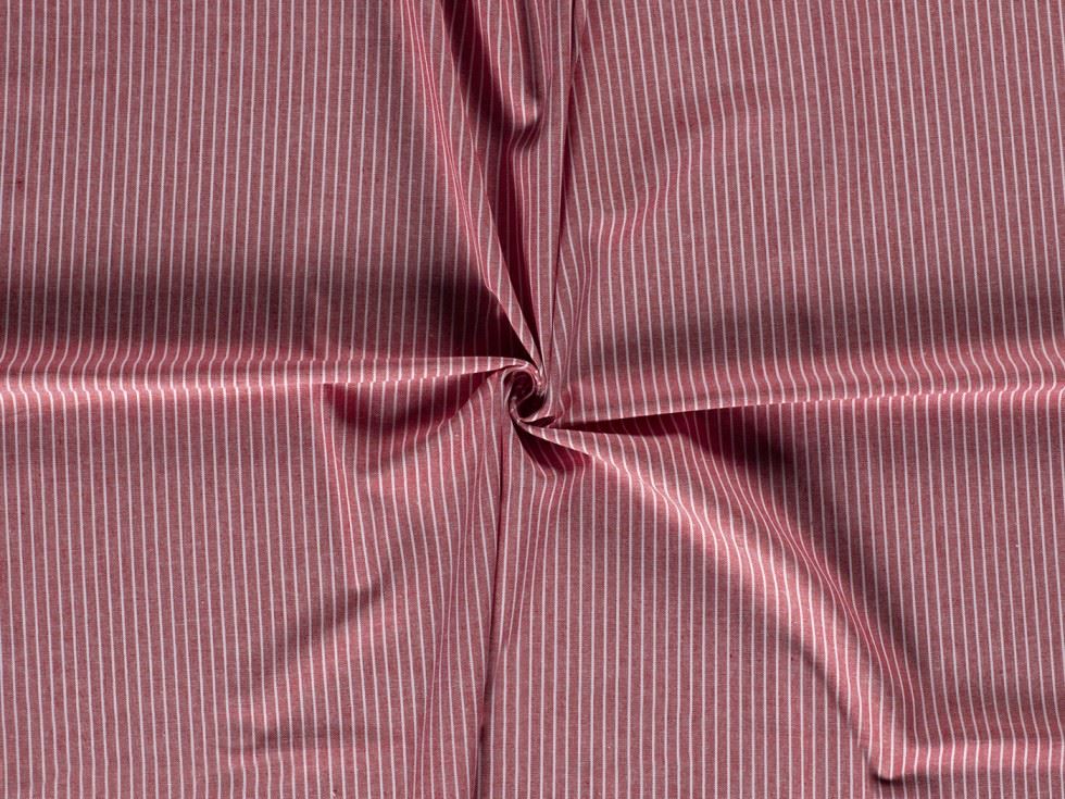 Linen Viscose Blend Fabric Red
 