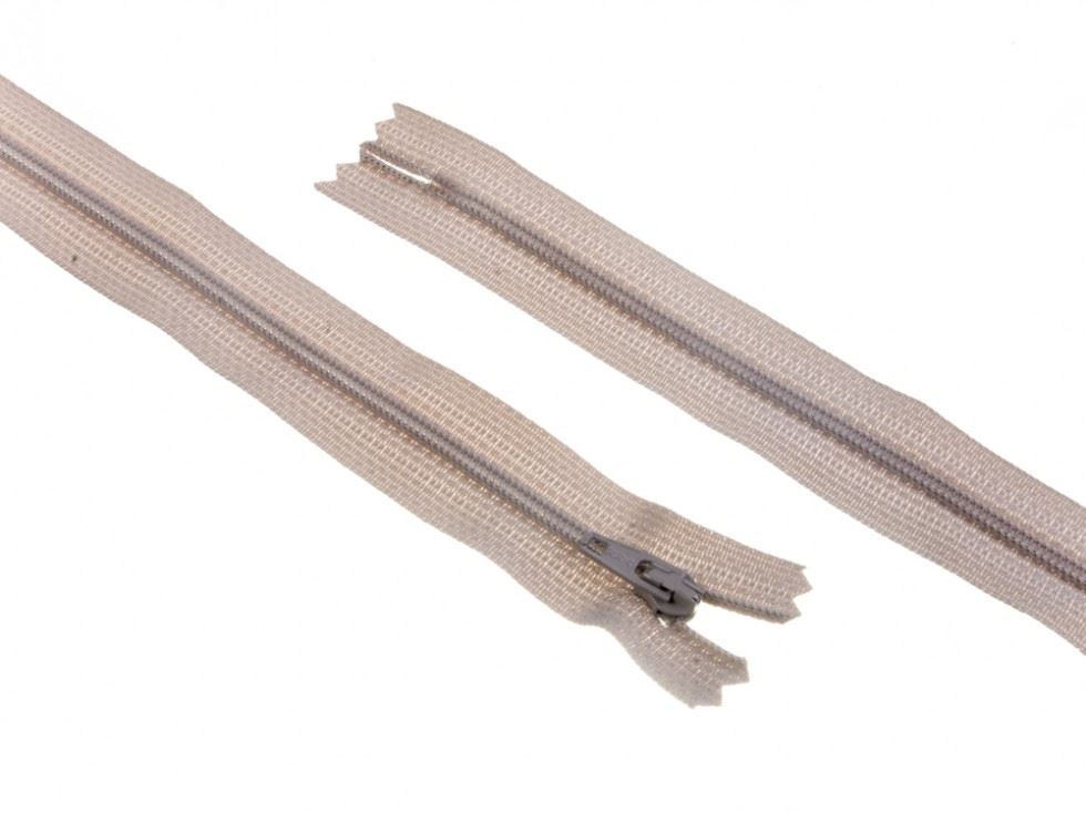 YKK Nylon Closed End Dress Zips Stone