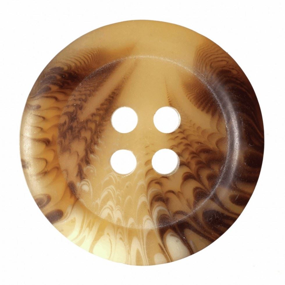 Hemline Cream Tortoise Shell Buttons