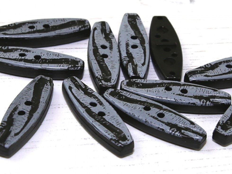Dill Grey Oval Toggles Buttons (Value Pack)