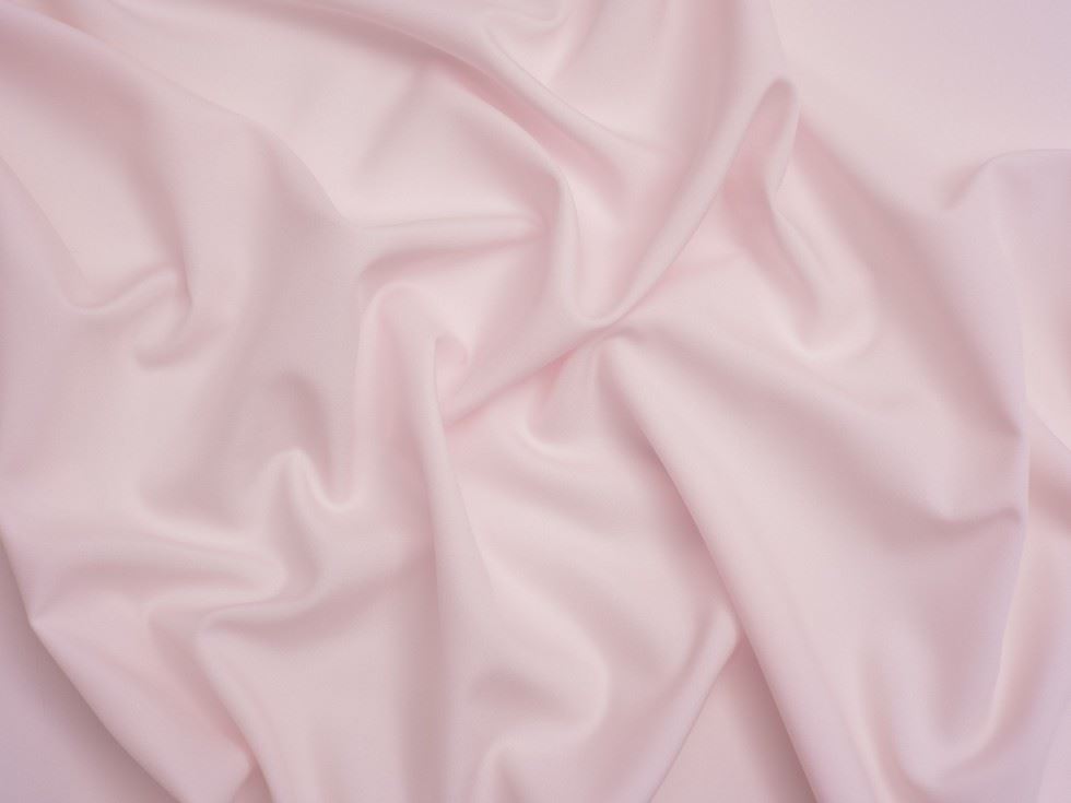 Minerva Core Range Pastel Pink Soft Touch Crepe Fabric