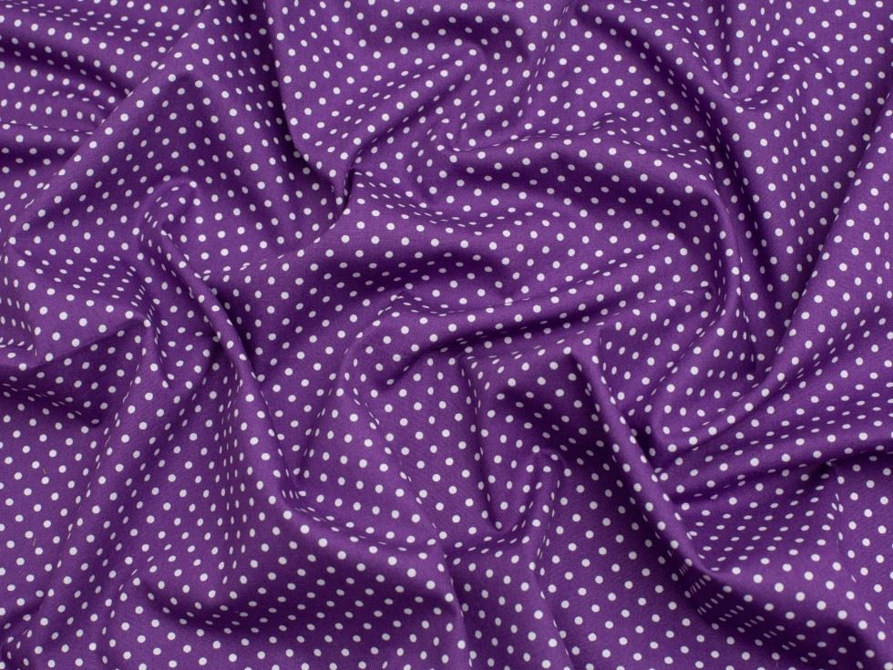 Minerva Core Range 100% Cotton Poplin Fabric Purple
 