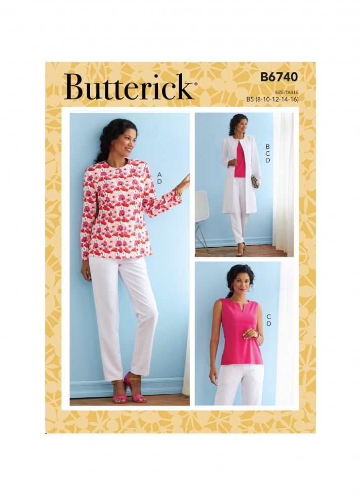 Butterick Paper Sewing Pattern 6740
 