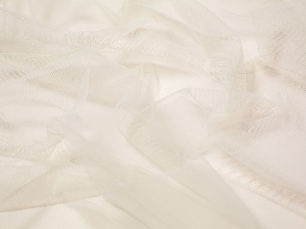 Minerva Core Range Ivory Ultra Stiff Dress Net Fabric