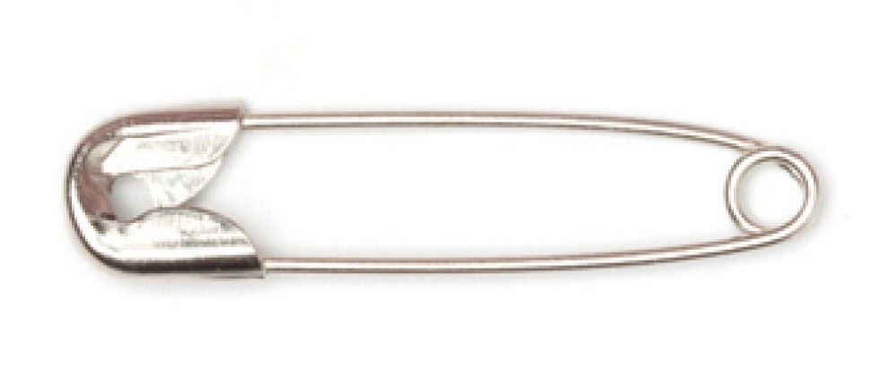 Hemline Silver Safety Pins (Value Pack)