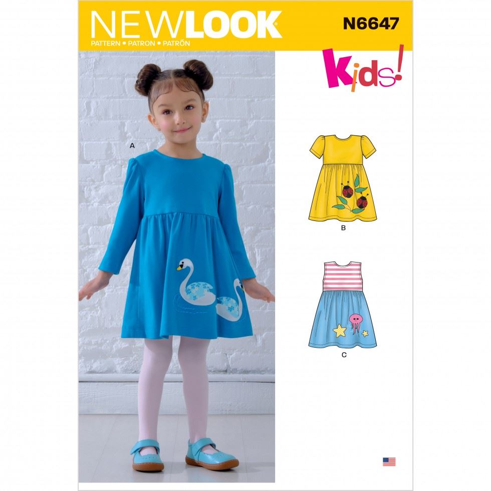 New Look Paper Sewing Pattern 6647
 