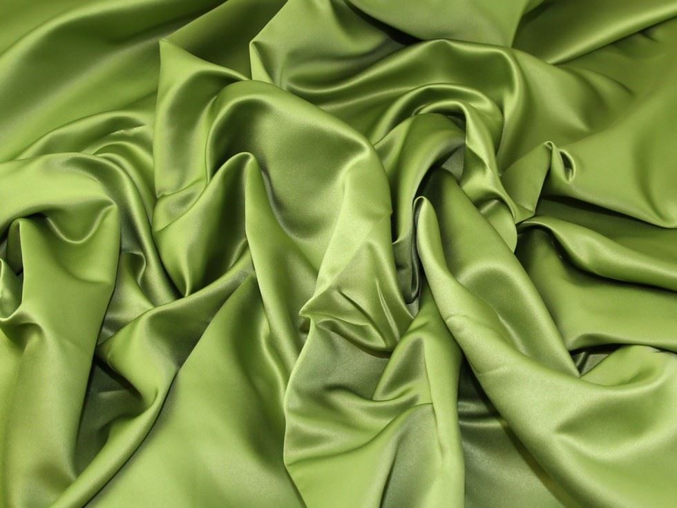 Minerva Core Range Apple Mystique Duchess Satin Fabric